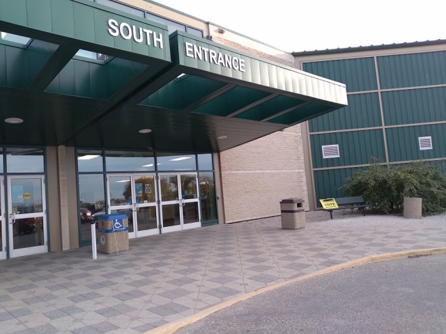 The Dauphin Rec Centre Curling Rink Polling Station