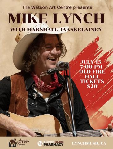 Mike Lynch Concert at Watson Art Centre