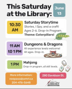 Neepawa Library Saturday events.jpg