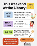 Neepawa Library Saturday June 6th.jpg