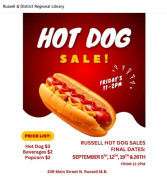 Russell Library Fundraising Hot Dog Sales.jpg