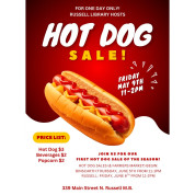 Russell Library Hot Dog Sale.jpg