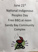 Sandy Bay free bbq at noon on the 21st.jpg