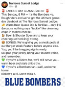 Sunset Narrows Lodge Sunday Bomber Game.jpg