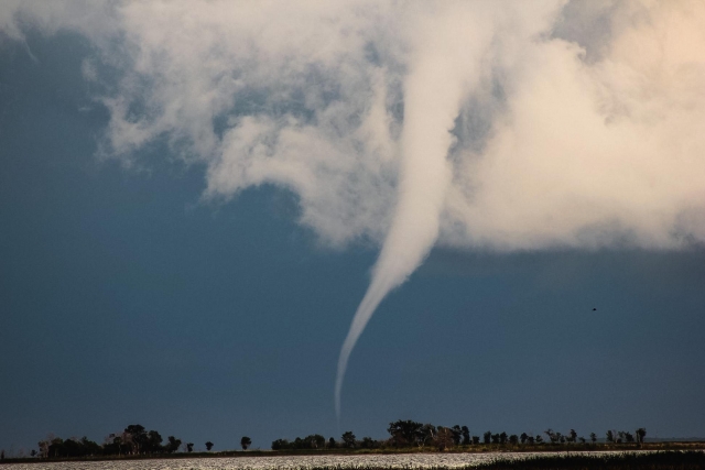 Tornado from between Eddystone and Crane River, Wednesday evening.