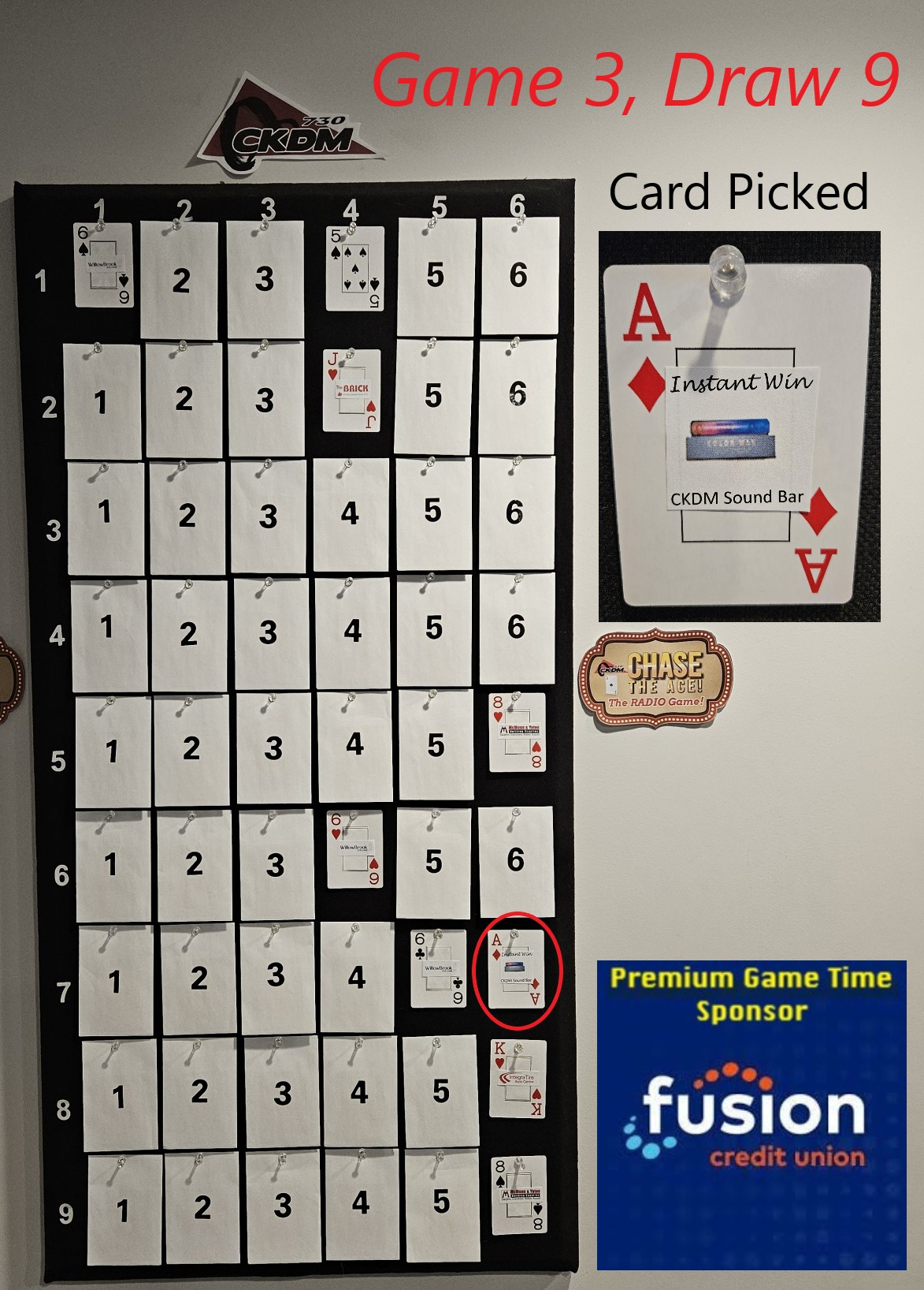 Friday, August 28th, Game 3 - Draw 9