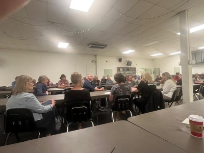 Great discussion at Food Bank meeting