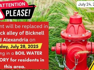 Fire hydrant replacement in Russell
